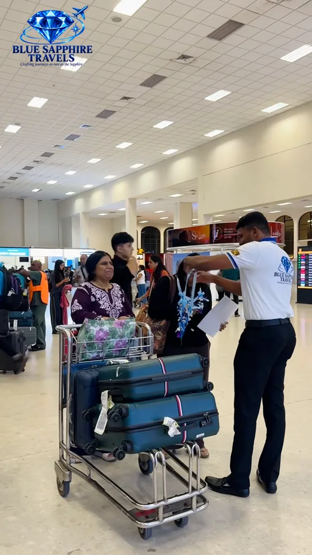 ARRIVAL IN SRI LANKA